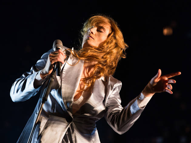 Florence + The Machine hit the stage in Grant Park on the final day of Lollapalooza on August 2, 2015.