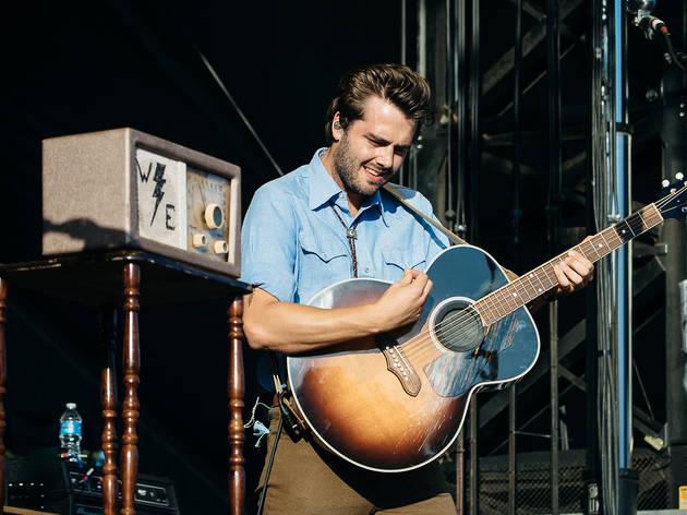 Lord Huron hit the stage in Grant Park on the final day of Lollapalooza on August 2, 2015.