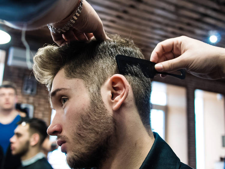 Men's Fade Haircut Midtown NYC