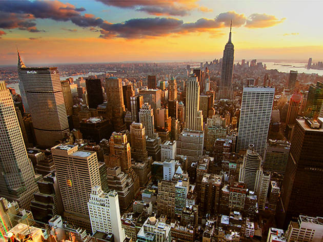 New York Sunset - From Rockefeller Center