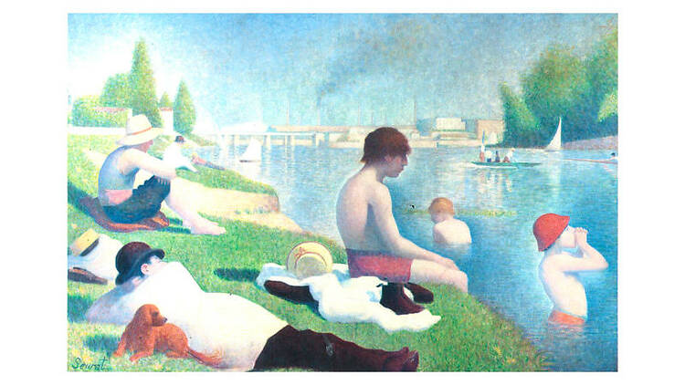 'Bathers at Asnières', 1884, by Georges Seurat