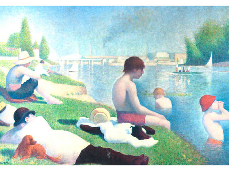 'Bathers at Asnières', 1884, by Georges Seurat