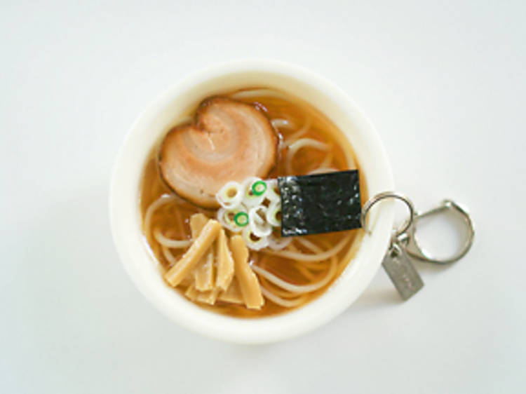 Fake food keyring