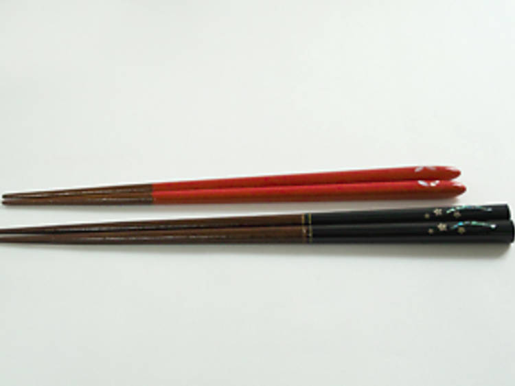 Lacquered chopsticks