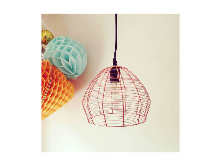 Copper Wire Ceiling Pendant Light