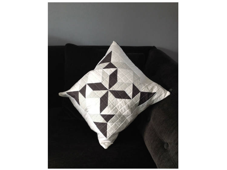 Handmade Quilted Cushion Cover