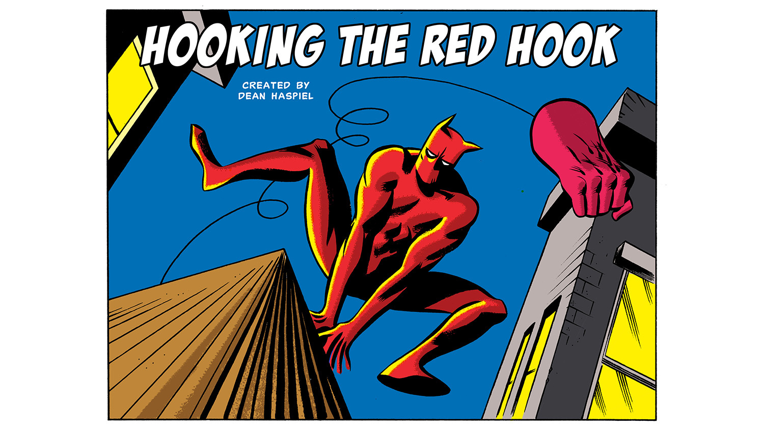 Photos of vintage comic books at the NewYork Historical Society