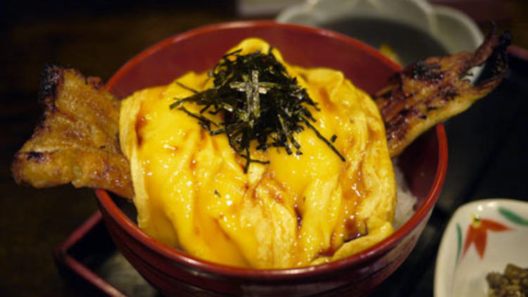 Kaisuian: Yaki-Anago Tamago Half-n-Half-don