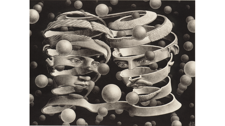 MC Escher: 'Bond of Union', 1956. © The M.C. Escher Company BV -Baarn-the Netherlands