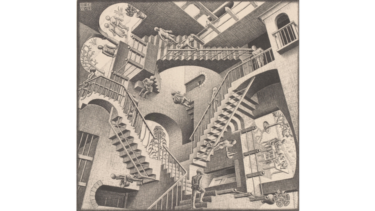 MC Escher: 'Relativity', 1953. © The M.C. Escher Company BV -Baarn-the Netherlands