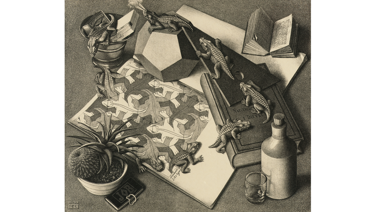 MC Escher: 'Reptiles', 1943. © The M.C. Escher Company BV -Baarn-the Netherlands