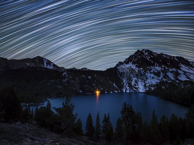 (Star Trails over Green Lake © Dan Barr)
