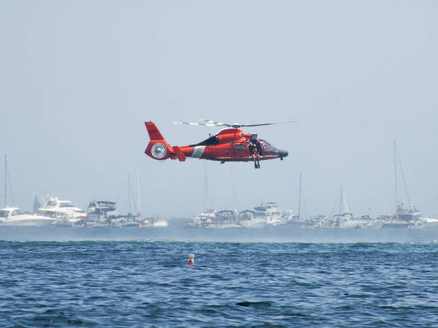 North Avenue Beach was the perfect place to watch aerial acrobatics at the Chicago Air and Water Show on August 15, 2015.