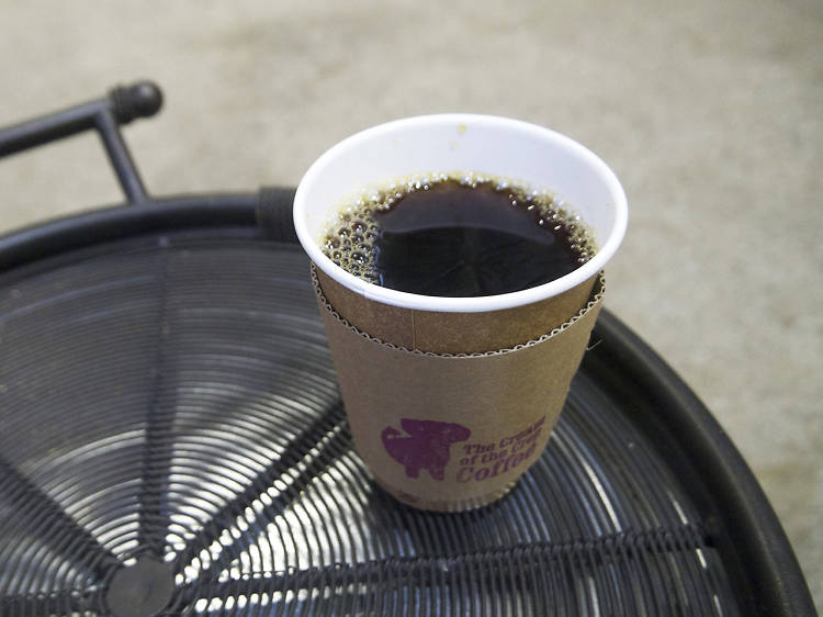 Sip on freshly roasted coffee at Cream of the Crop