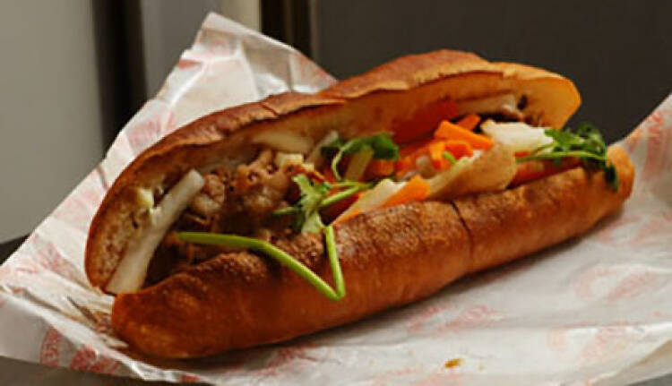 Grab a Vietnamese sandwich…