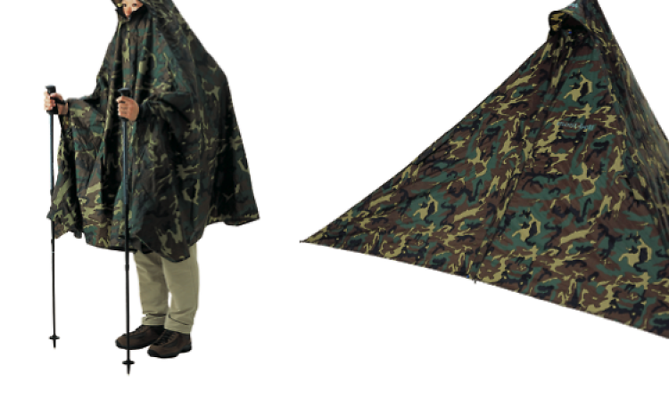 His and hers rain ponchos: for him