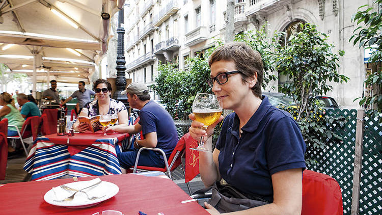 Cervesa a la Rambla