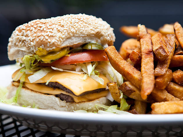 Cheeseburger at the Dram Shop Cheeseburger at the Dram Shop