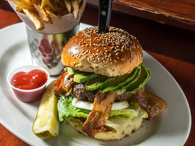 Diemen burger at Van Diemens Diemen burger at Van Diemens