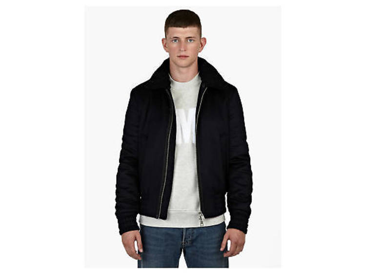 Shearling collar jacket by AMI, £535