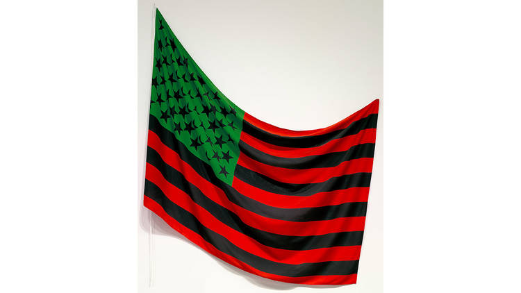 David Hammons, African-American Flag (1990)