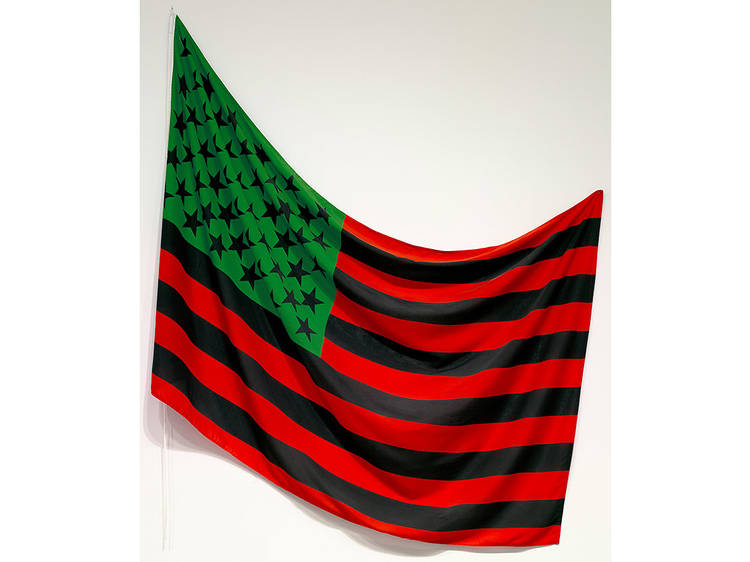 David Hammons, African-American Flag (1990)