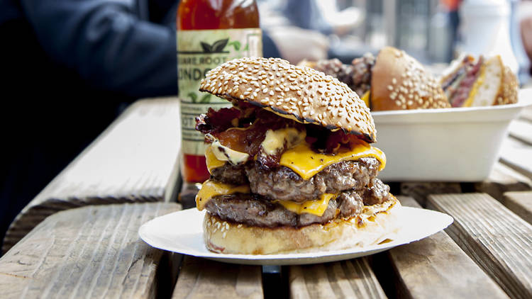 London's best burger, Bleecker St Burger