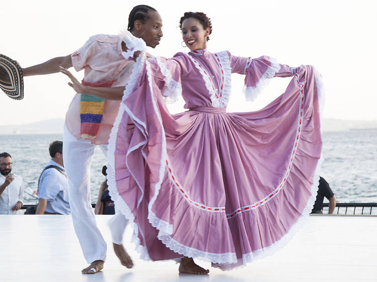 Check out pictures of the Evening of Colombian Dance in Battery Park