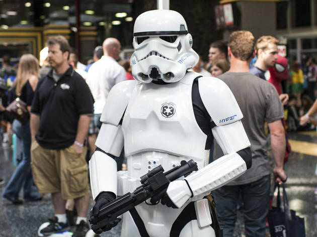 Pop culture fanatics showed off creative costumes at Wizard World Chicago Comic Con on August 22, 2015.