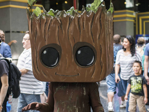 Pop culture fanatics showed off creative costumes at Wizard World Chicago Comic Con on August 22, 2015.