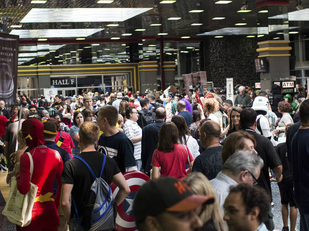 Pop culture fanatics showed off creative costumes at Wizard World Chicago Comic Con on August 22, 2015.