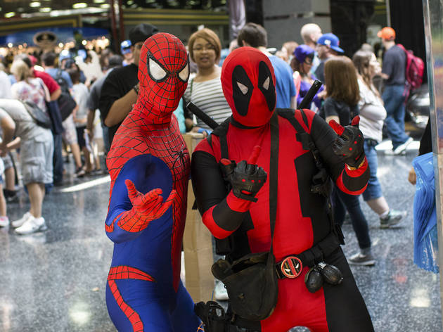 Pop culture fanatics showed off creative costumes at Wizard World Chicago Comic Con on August 22, 2015.