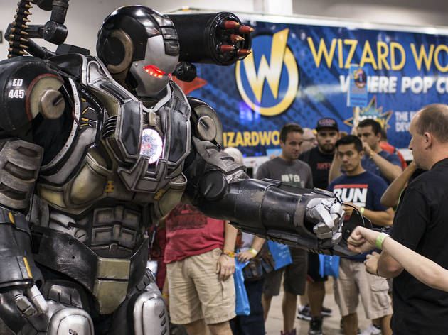 Pop culture fanatics showed off creative costumes at Wizard World Chicago Comic Con on August 22, 2015.