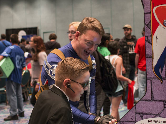 Pop culture fanatics showed off creative costumes at Wizard World Chicago Comic Con on August 22, 2015.