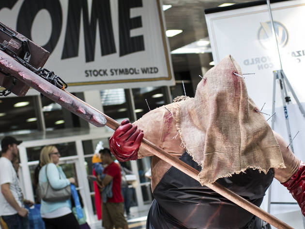 Pop culture fanatics showed off creative costumes at Wizard World Chicago Comic Con on August 22, 2015.