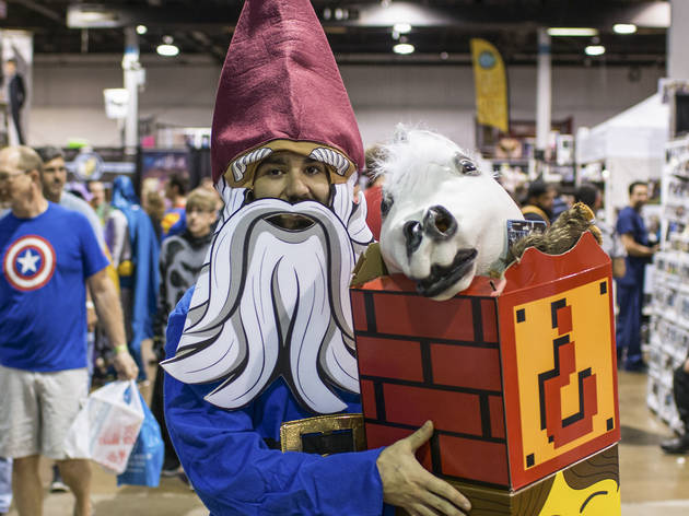 Pop culture fanatics showed off creative costumes at Wizard World Chicago Comic Con on August 22, 2015.