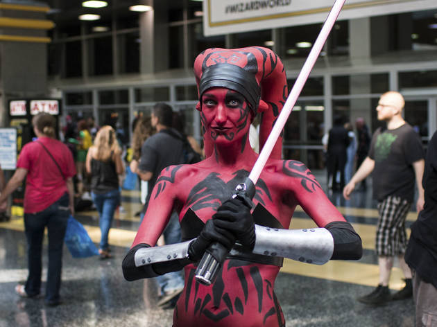 Pop culture fanatics showed off creative costumes at Wizard World Chicago Comic Con on August 22, 2015.