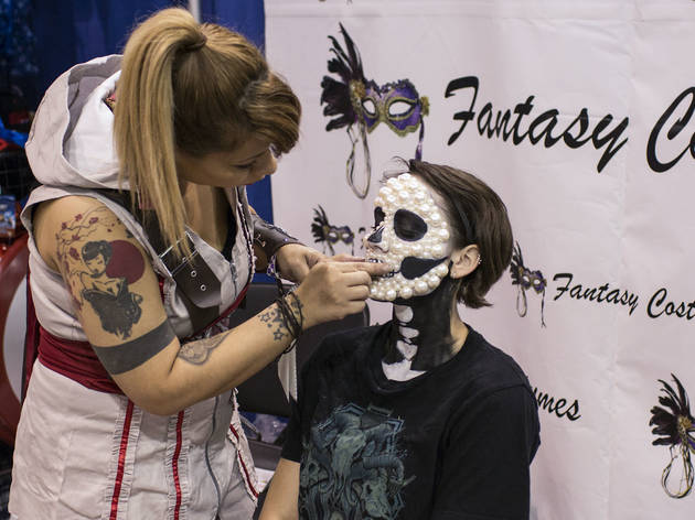 Pop culture fanatics showed off creative costumes at Wizard World Chicago Comic Con on August 22, 2015.