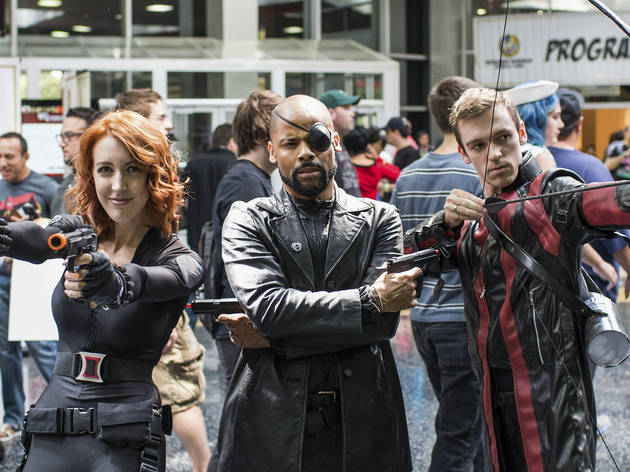 Pop culture fanatics showed off creative costumes at Wizard World Chicago Comic Con on August 22, 2015.