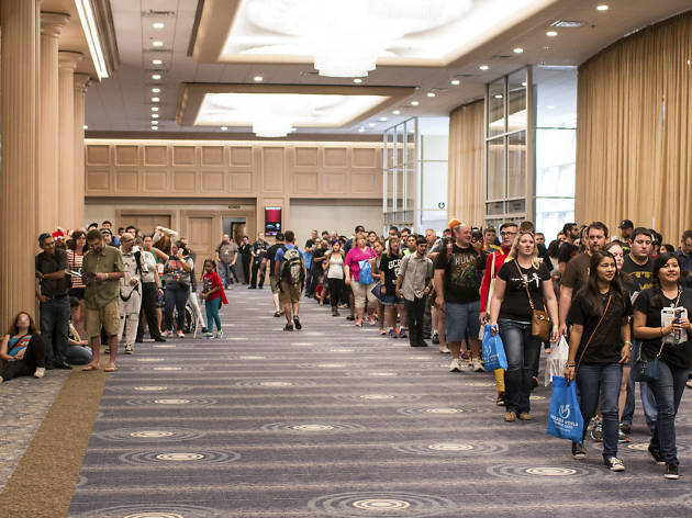 Pop culture fanatics showed off creative costumes at Wizard World Chicago Comic Con on August 22, 2015.