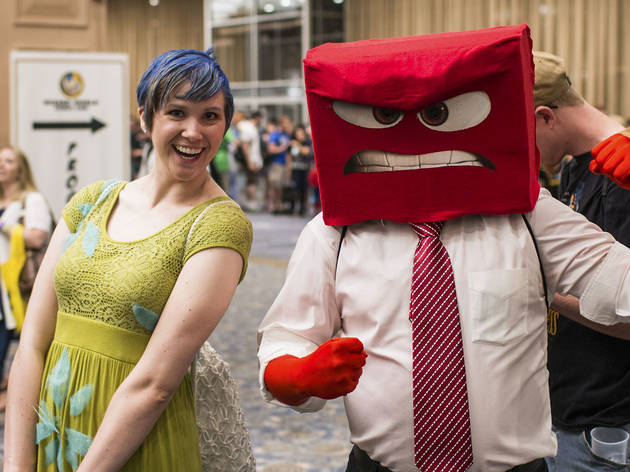 Pop culture fanatics showed off creative costumes at Wizard World Chicago Comic Con on August 22, 2015.