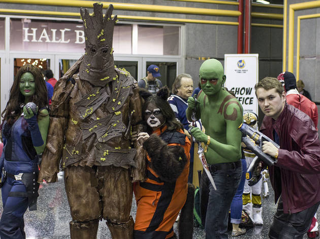 Pop culture fanatics showed off creative costumes at Wizard World Chicago Comic Con on August 22, 2015.
