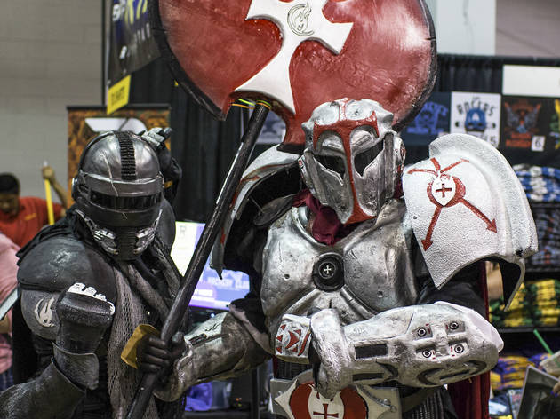 Pop culture fanatics showed off creative costumes at Wizard World Chicago Comic Con on August 22, 2015.