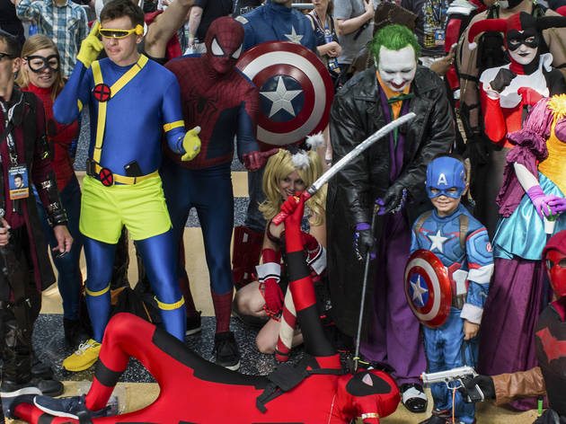 Pop culture fanatics showed off creative costumes at Wizard World Chicago Comic Con on August 22, 2015.
