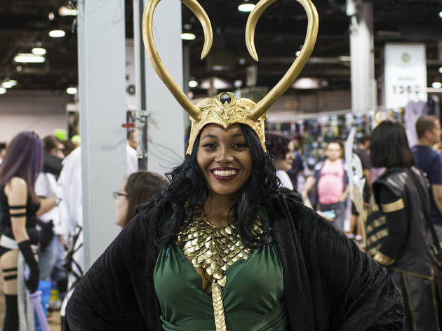 Pop culture fanatics showed off creative costumes at Wizard World Chicago Comic Con on August 22, 2015.
