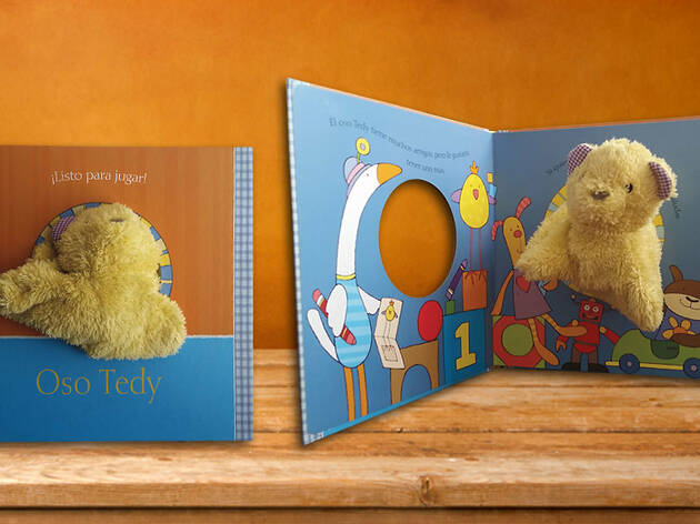 Oso Tedy Libro para niños con marioneta
