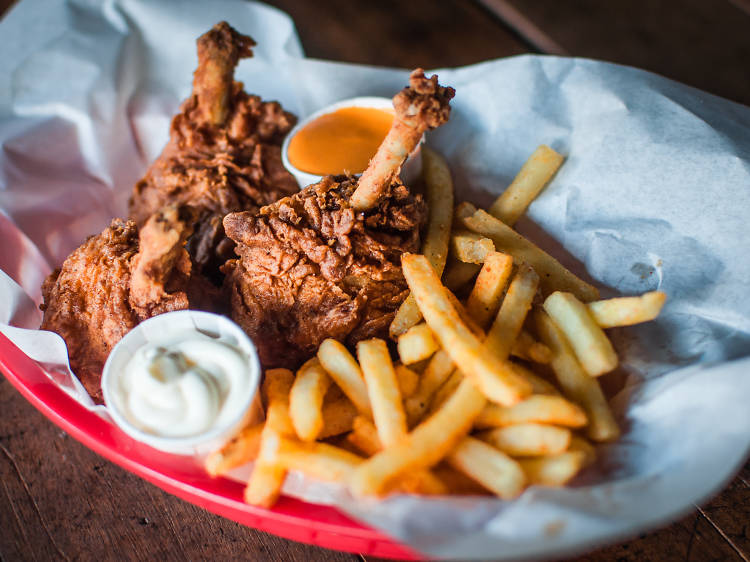 Tea-brined buttermilk strips at Mother Clucker, £8.45