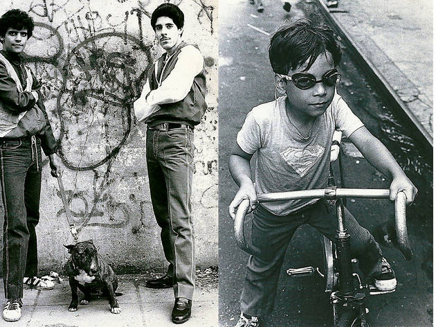 L: Locals on Avenue B, 1981. R: Losalida Boy, 1981