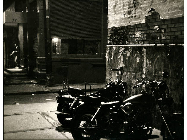 Outside Mudd Club, 1982