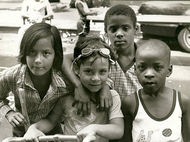 Loisaida kids on East Fifth Street, Circa 1983